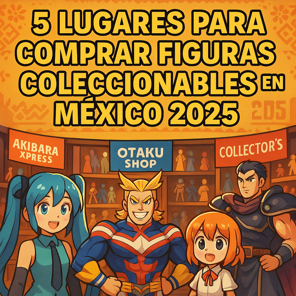 5 lugares para comprar figuras coleccionables en México 2025