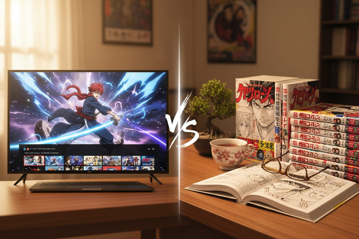 Anime vs Manga: ¿Cuál Deberías Experimentar Primero?