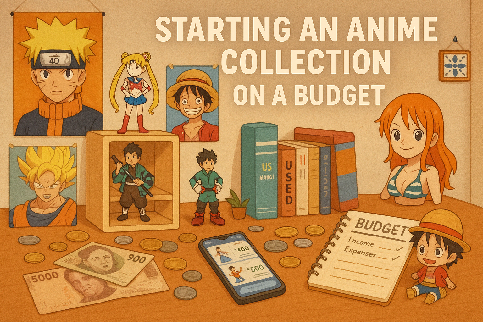 Cómo Empezar una Colección de Anime con Presupuesto Limitado
