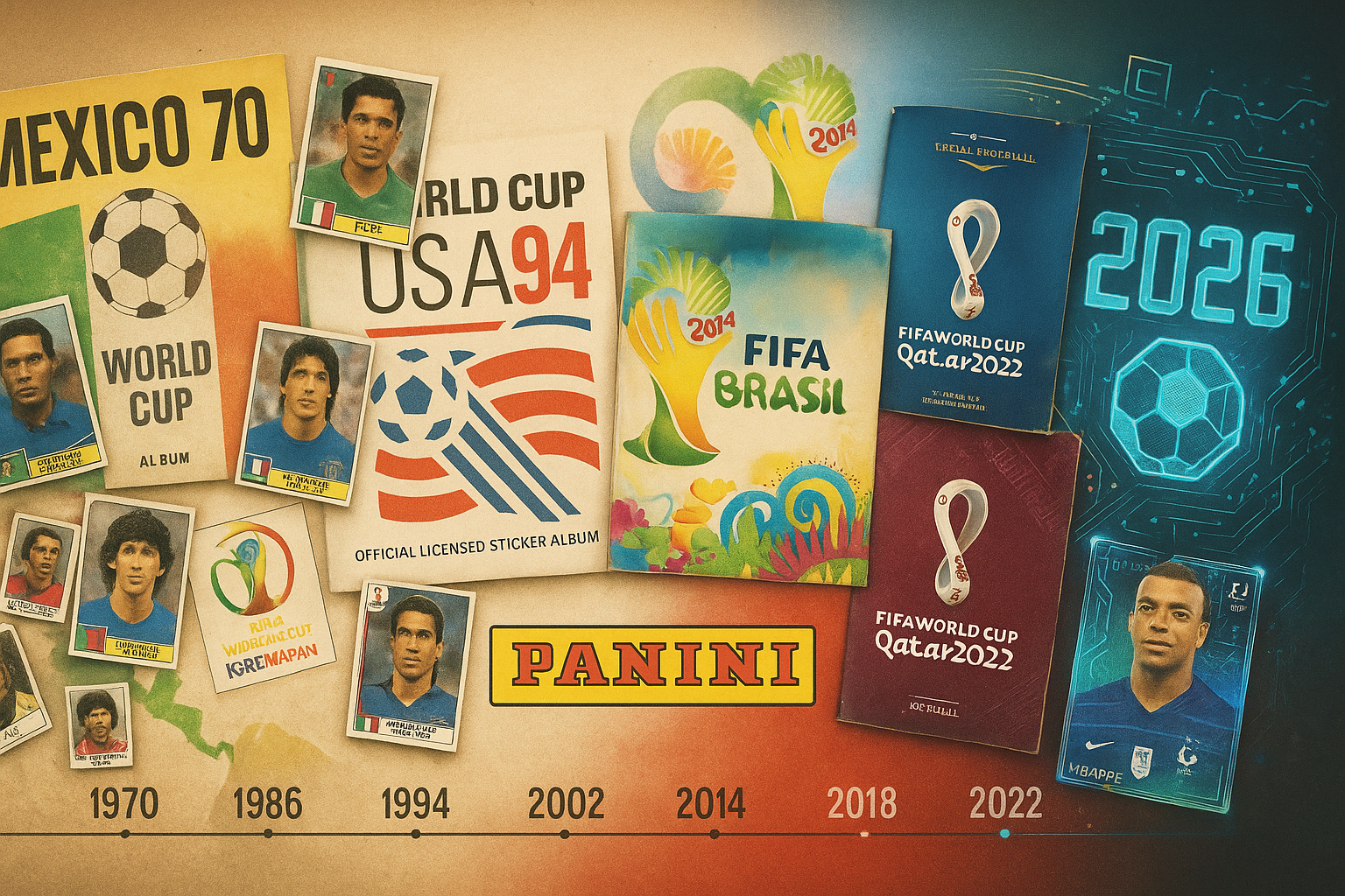 Historia de los Álbumes Panini: Del Mundial 1970 al 2026