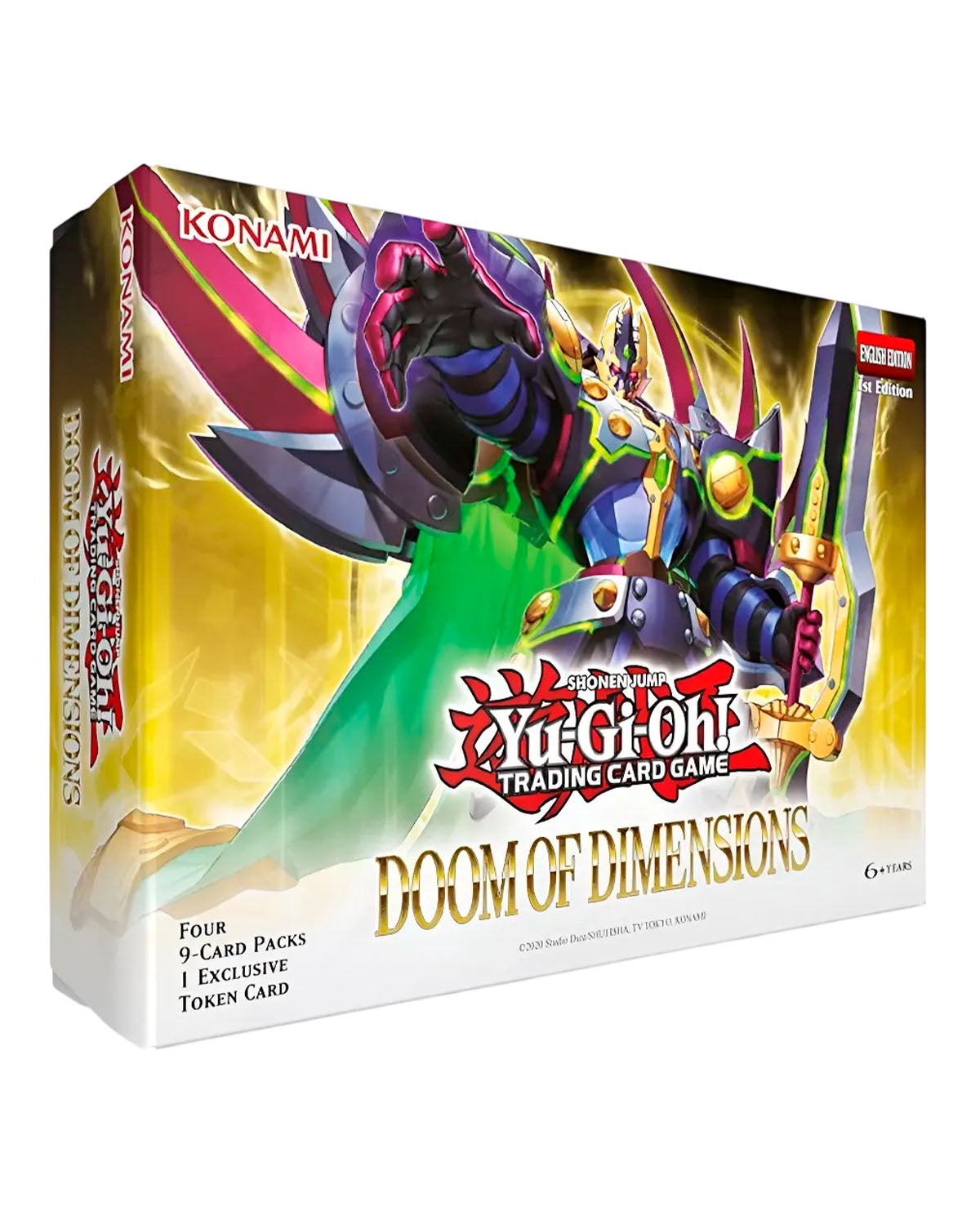 YU GI OH DOOM OF DIMENSIONS TOKEN BOX INGLES