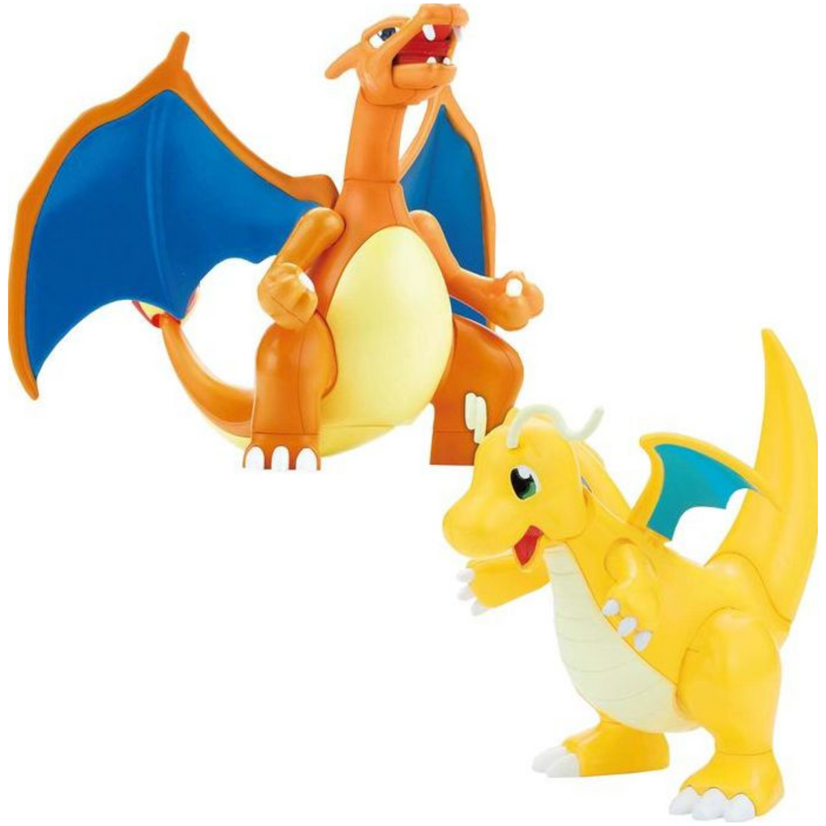 BANDAI POKEMON MODEL KIT CHARIZARD & DRAGONITE