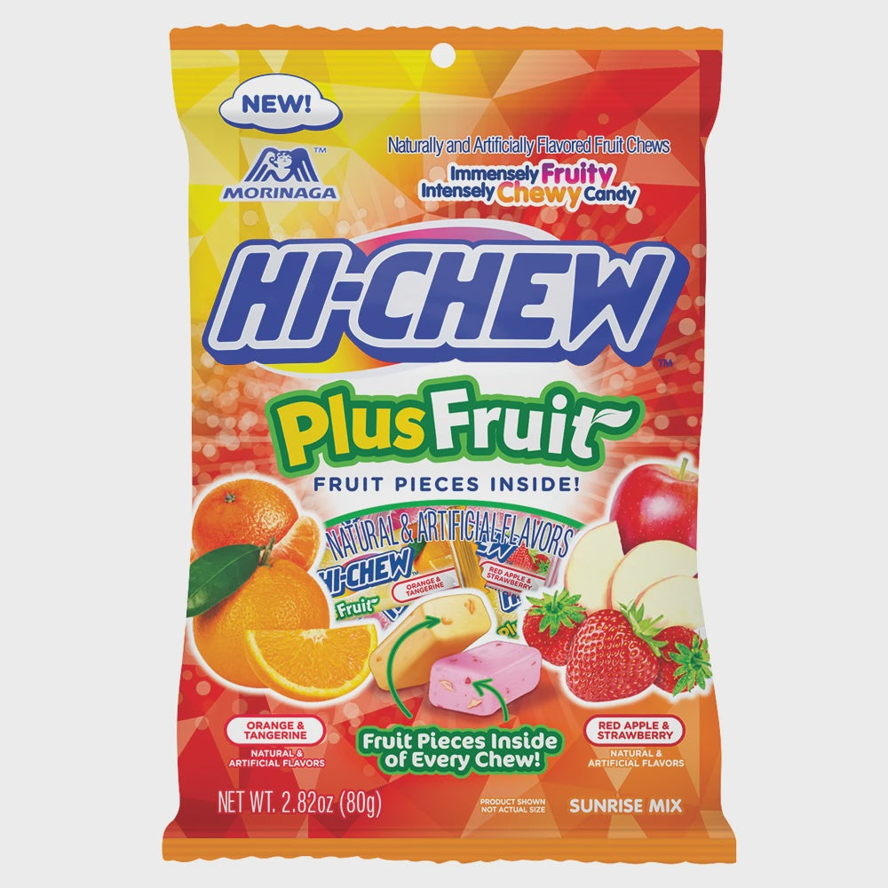 Hi-Chew Fruity Candy Plus Fruit Flavor 80g