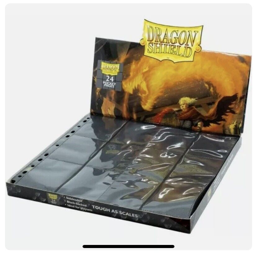 Dragon Shield 24-Pocket Clear Pages (50)