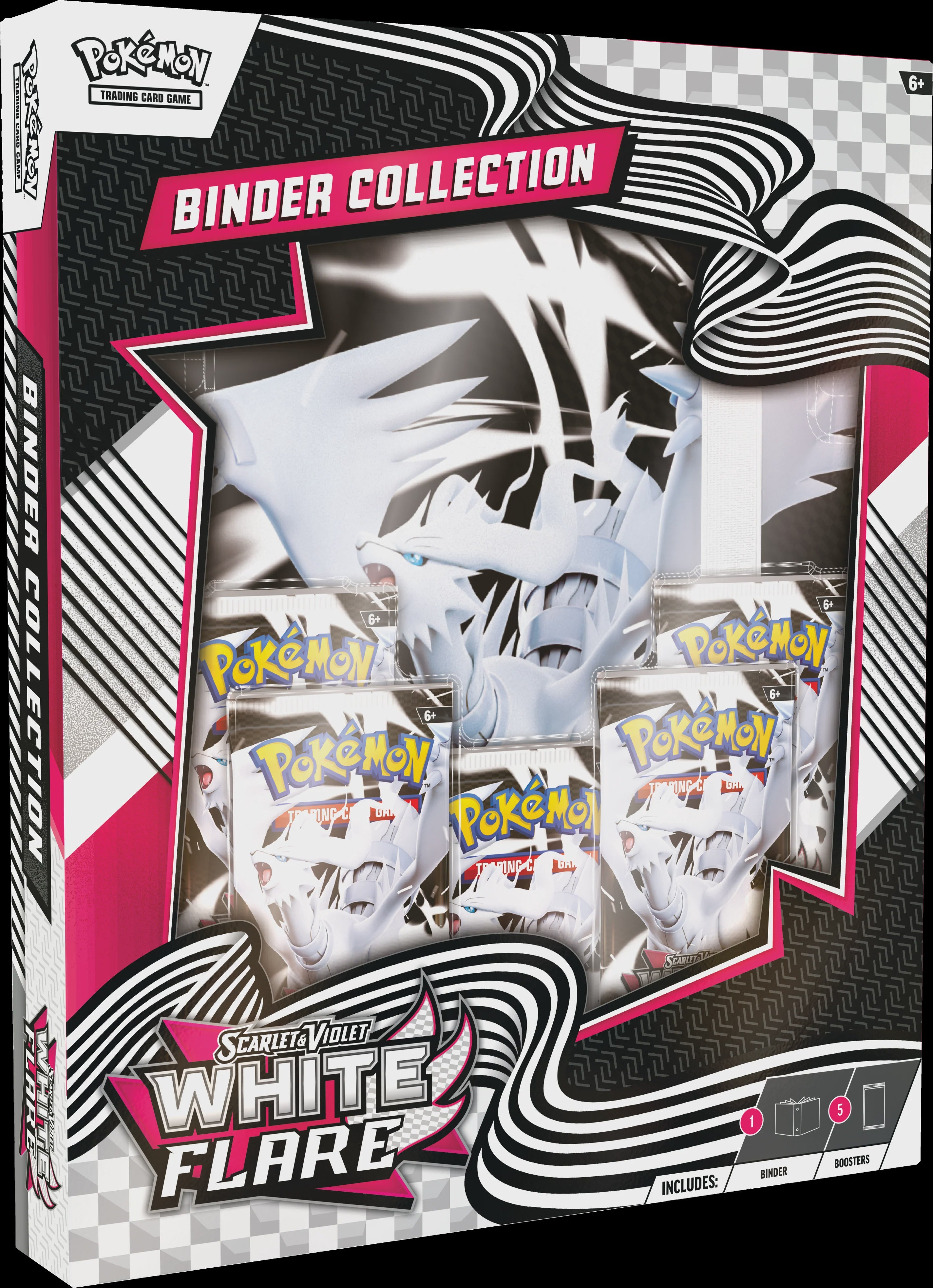 POKEMON TCG WHITE FLARE BINDER COLLECTION ESPANOL