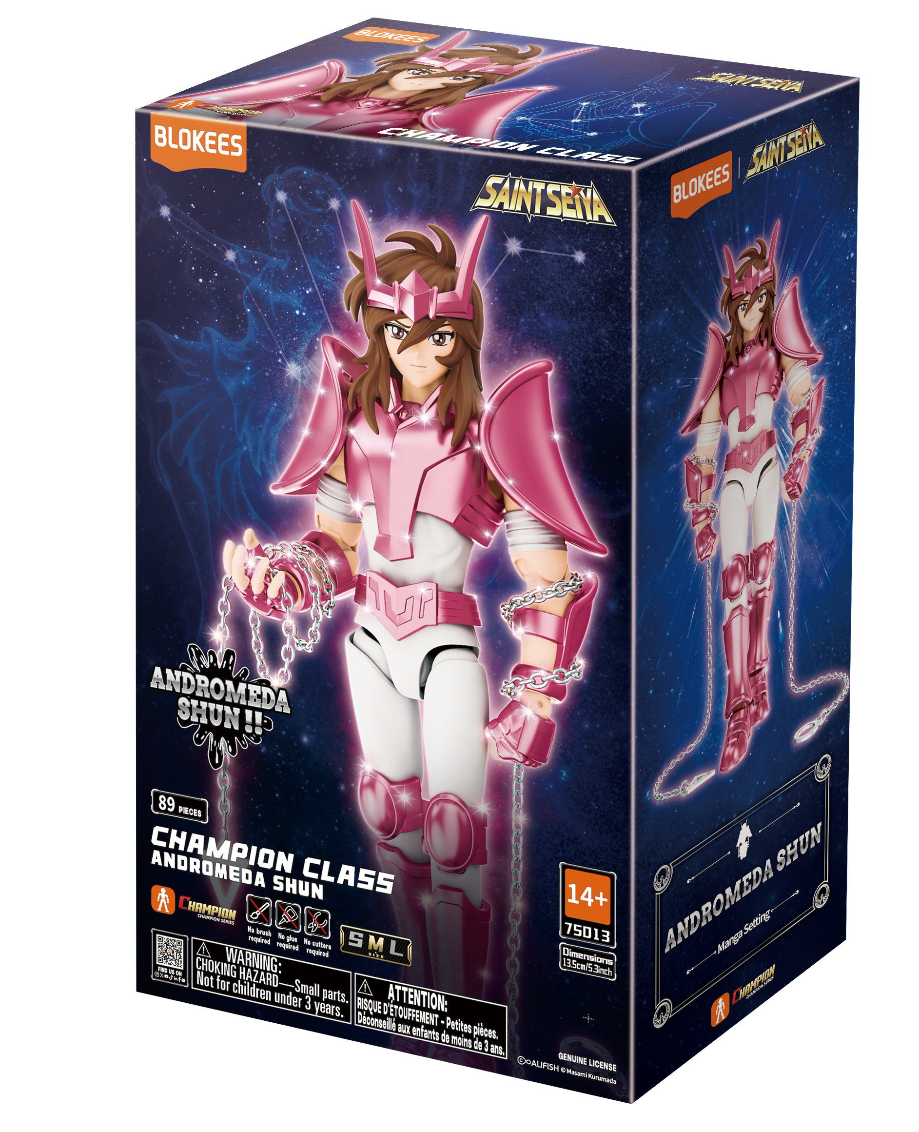 PREVENTA SAINT SEIYA CHAMPION CLASS 14 ANDROMEDA SHUN MANGA SETTING