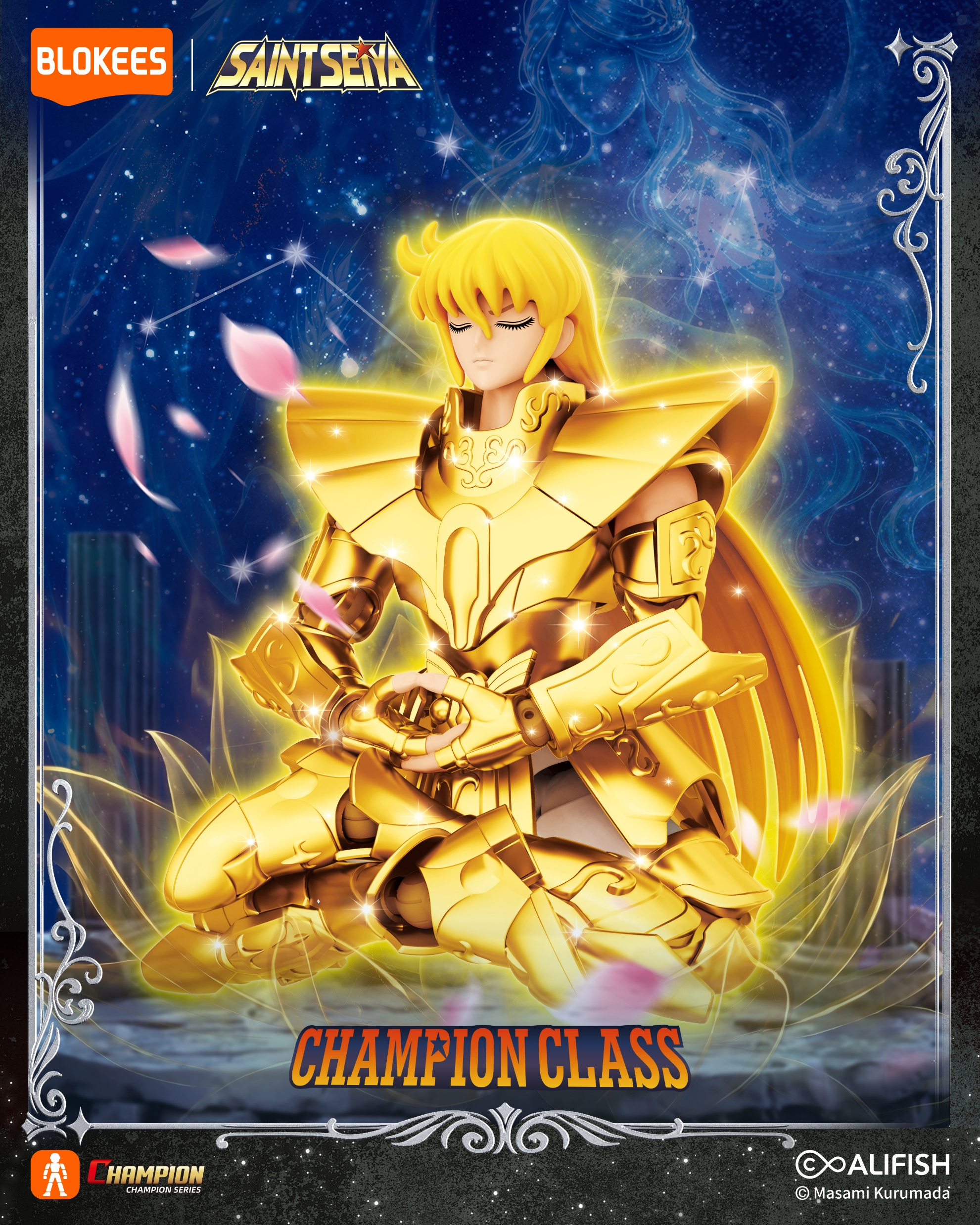 PREVENTA SAINT SEIYA CHAMPION CLASS 16 VIRGO SHAKA MANGA SETTING