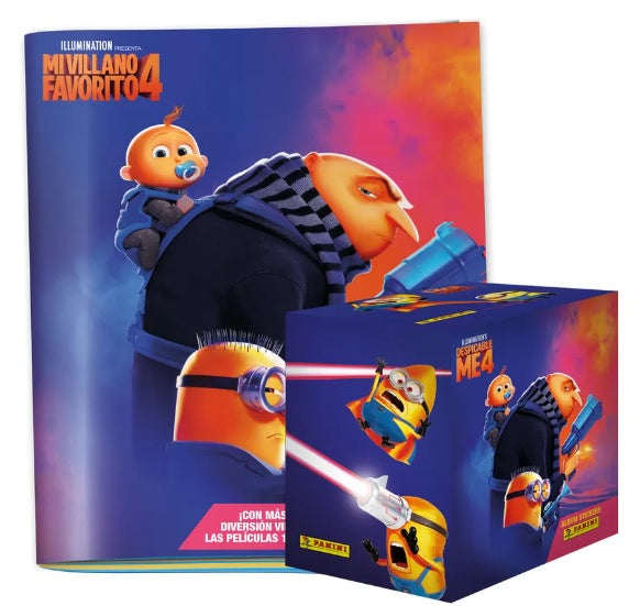 ALBUM MAS 1 CAJA DE ESTAMPAS MI VILLANO FAVORITO 4