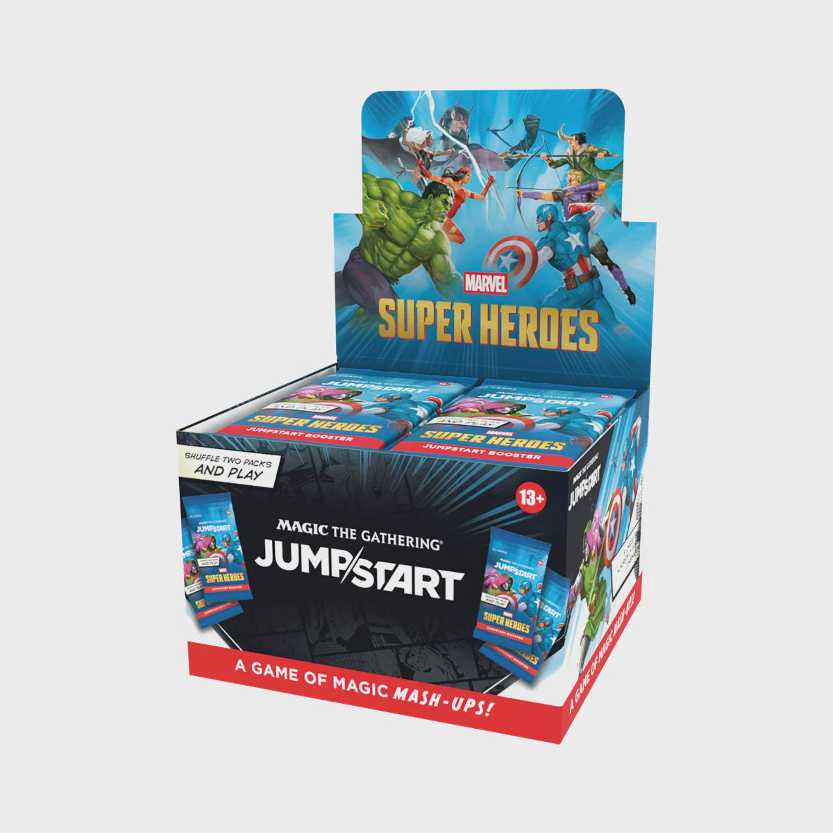 PREVENTA MAGIC THE GATHERING TCG MARVEL SUPER HEROES JUMPSTART BOOSTER DISPLAY INGLES