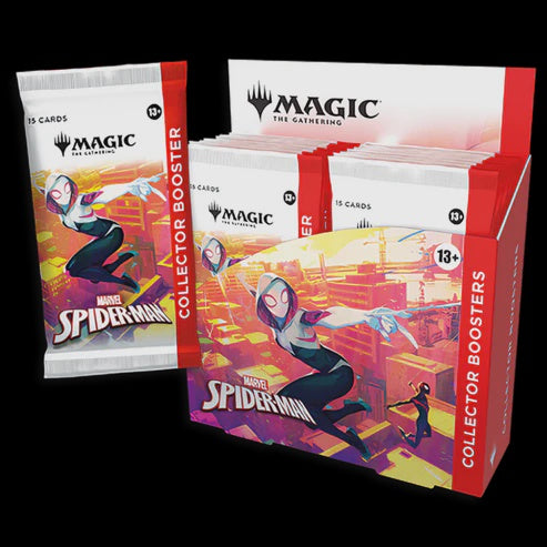 MAGIC THE GATHERING SPIDER MAN COLLECTOR BOOSTER DISPLAY