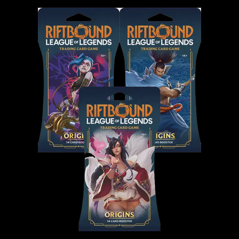 PREVENTA RIFTBOUND TCG SET 1 ORIGINS SLEEVED BOOSTER