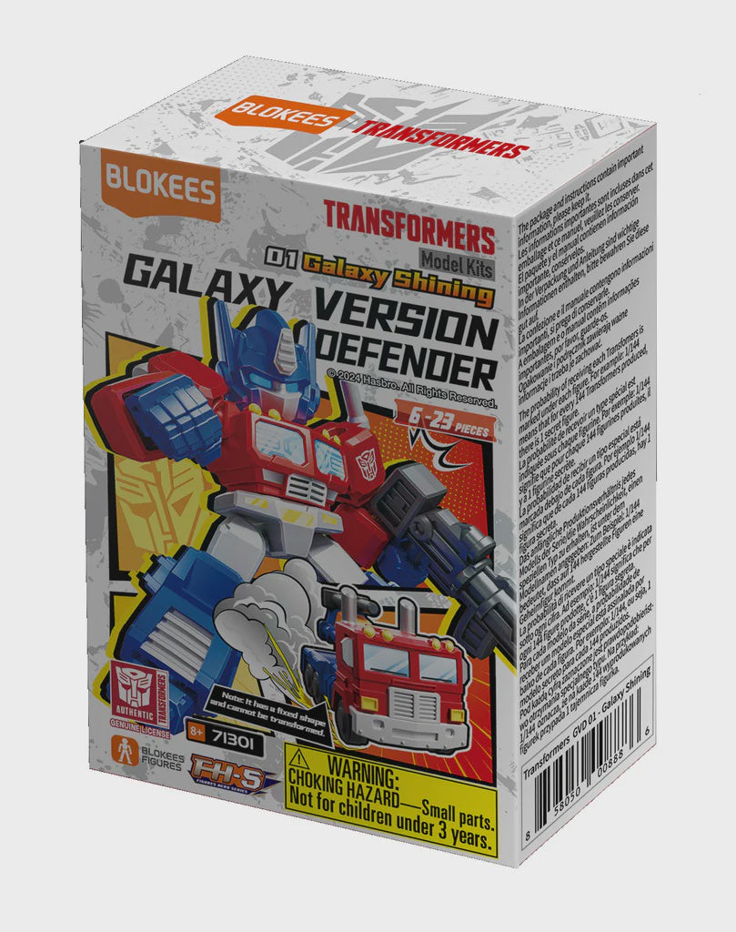 Transformers Galaxy Defender Version 1 Blokees Mini Model Kit