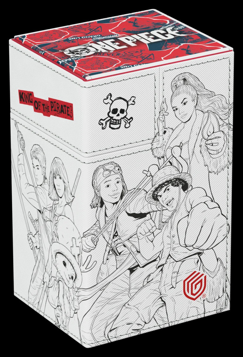 DECK CASE FLIP'N'TRAY 80+ XENOSKIN NETFLIX- ONE PIECE- SKETCH