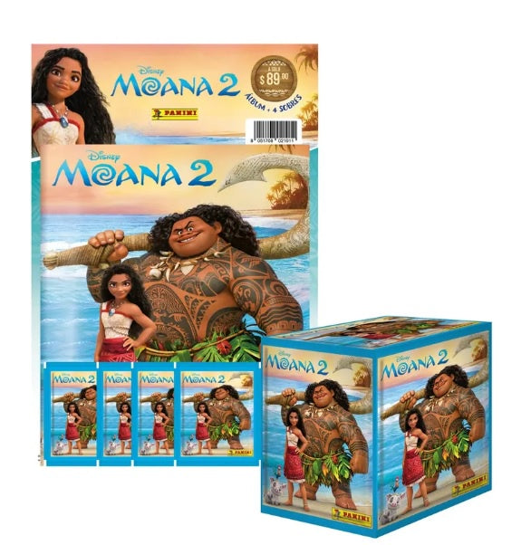 ALBUM + 1 CAJA CON 50 SOBRES MOANA-Albums-PANINI ALBUMS-Akibara Xpress