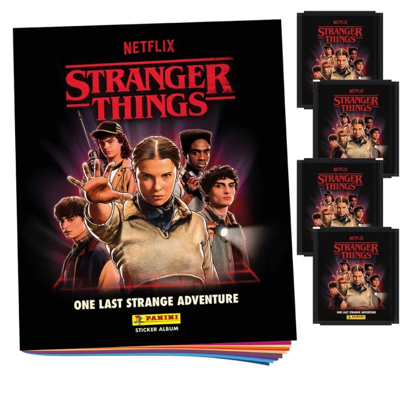 Album + 4 sobres de estampas Stranger Things 3 (2025)-Albums-PANINI ALBUMS-Akibara Xpress
