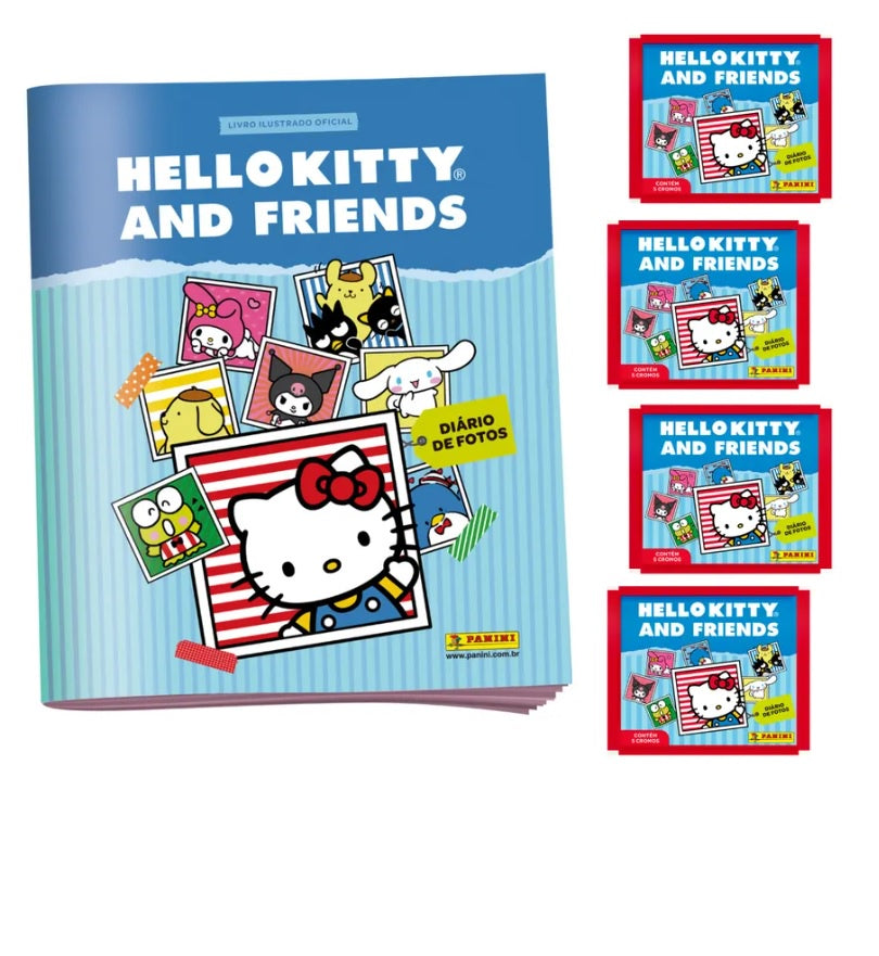 Album Hello Kitty and Friends pasta suave + 4 sobres 2025-Albums-PANINI-Akibara Xpress
