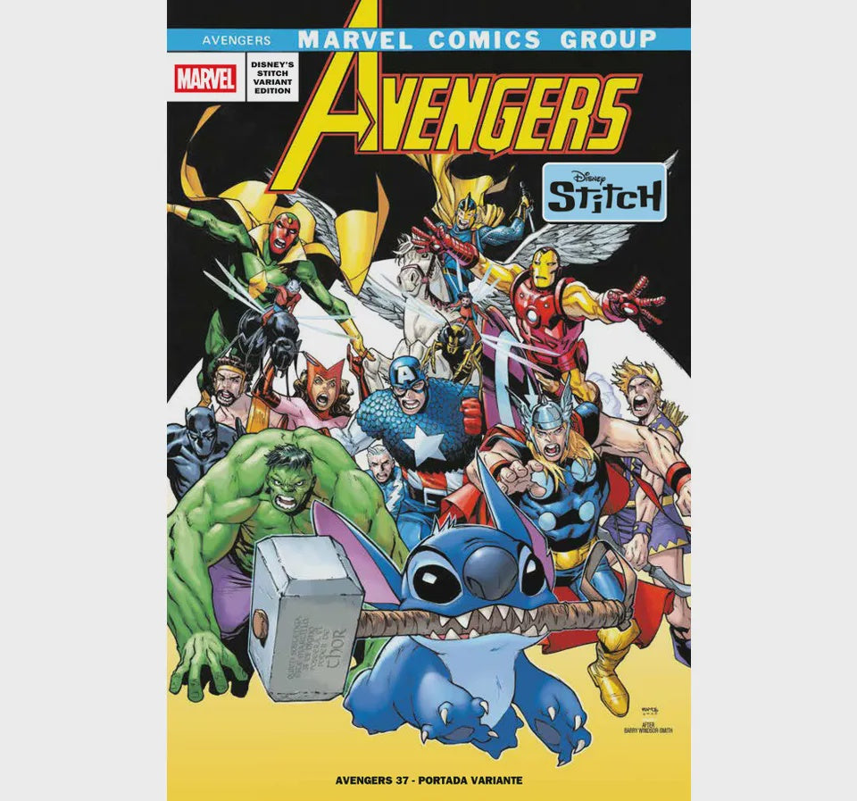 AVENGERS VOL.37 (VARIANTE STITCH HUMBERTO RAMOS)-Comics-PANINI-Akibara Xpress