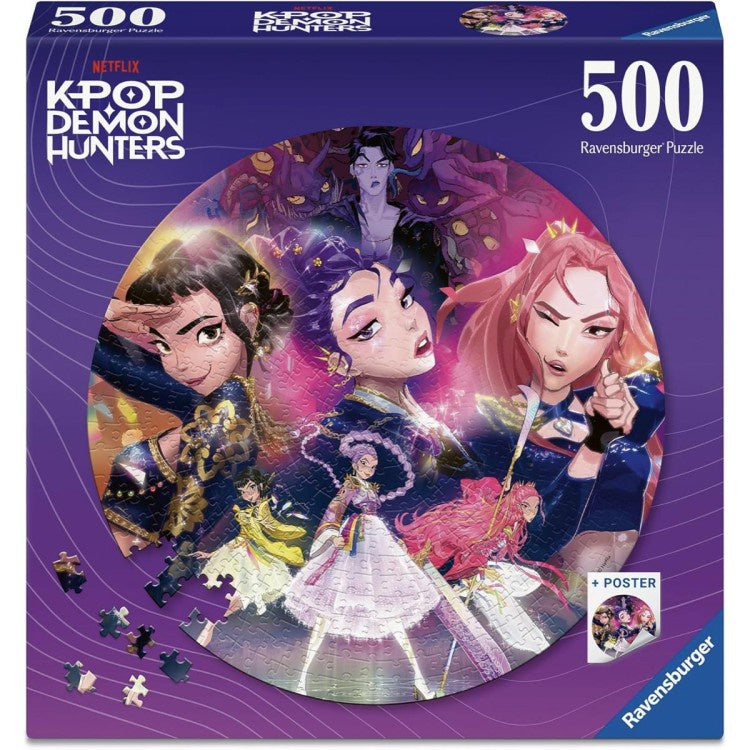 PUZZLE K-POP DEMON HUNTERS ROUND 500PZ