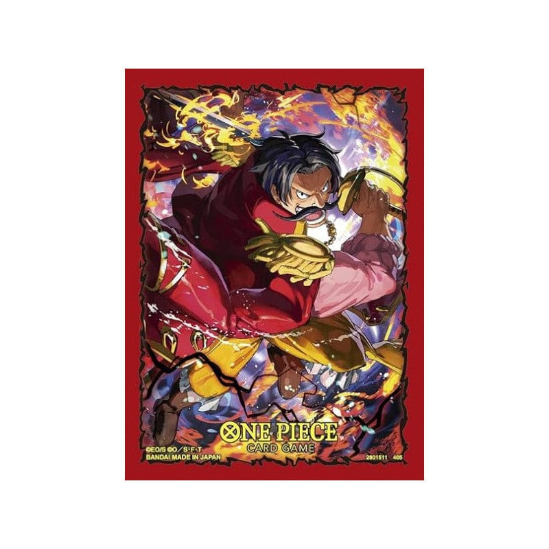 ONE PIECE TCG MICAS OFFICIAL SLEEVES 12 GOLD D ROGER