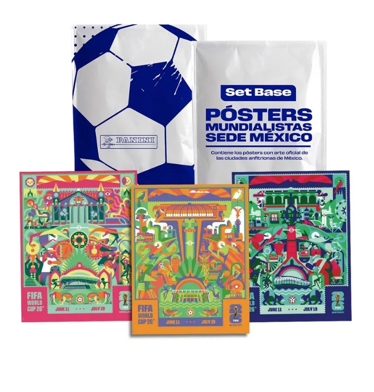 BASE POSTER HOST CITY POSTER FIFA WORLD CUP 2026-Albums-PANINI ALBUMS-Akibara Xpress