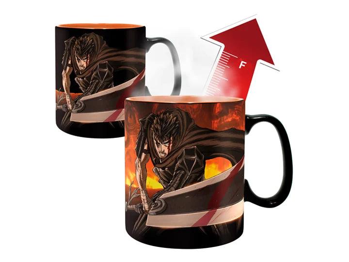 BERSERK GUTS & TRAVELING PARTY TAZA MAGICA 16 OZ-Tazas-ABYSTYLE-Akibara Xpress