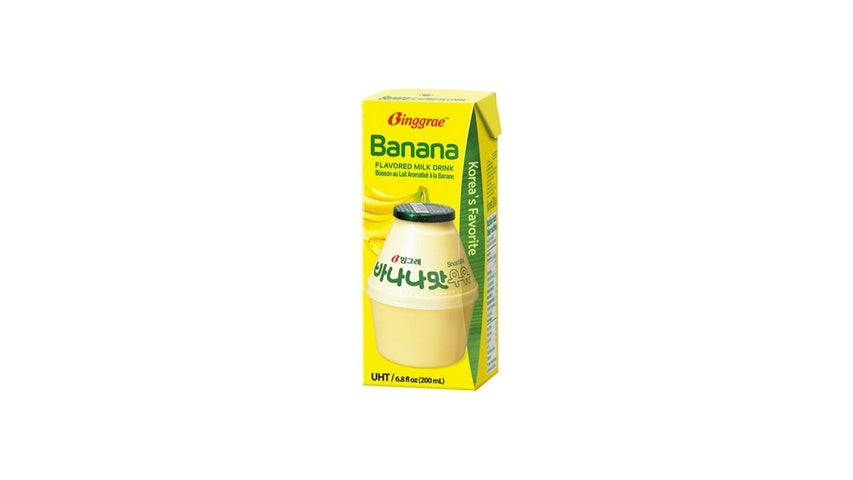 BINGGRAE bebida de leche sabor platano200ml-Alimentos-Asian Food-Akibara Xpress