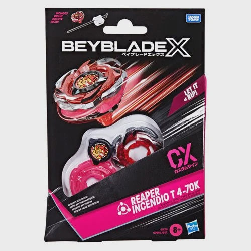 BEYBLADE X REAPER INCENDIO T 4-70K CX STARTER PACK SET