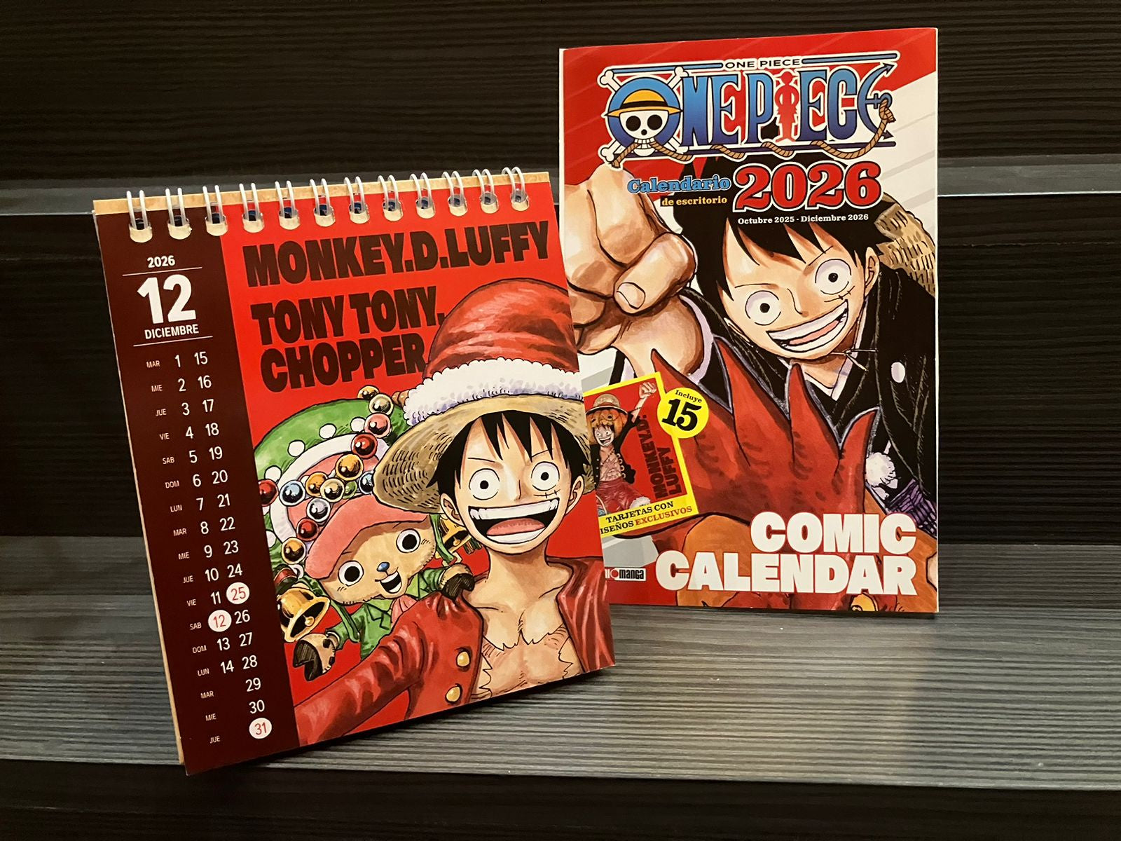 CALENDARIO DE ESCRITORIO ONE PIECE-Mangas Panini-PANINI-Akibara Xpress