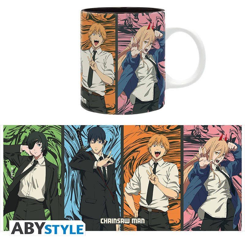 CHAINSAW MAN TAZA 320 ML DEVIL HUNTERS-Tazas-ABYSTYLE-Akibara Xpress