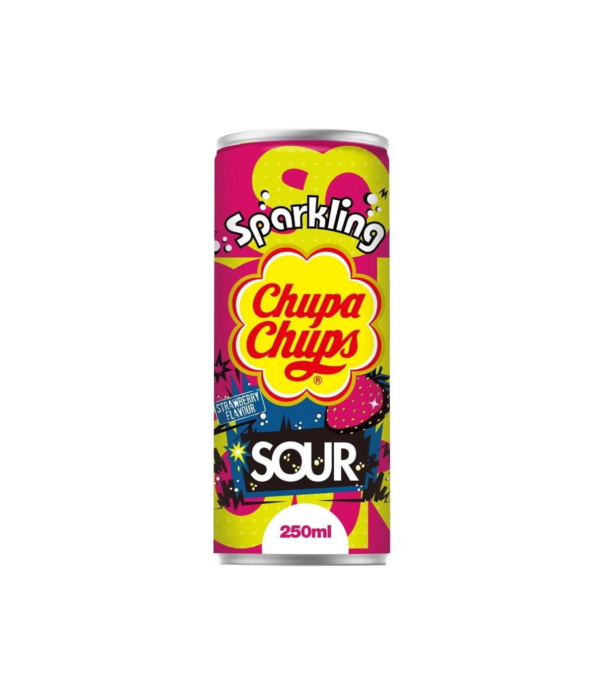 CHUPA CHUPS FRESA ACIDA 250ML-Alimentos-KOKORO-Akibara Xpress