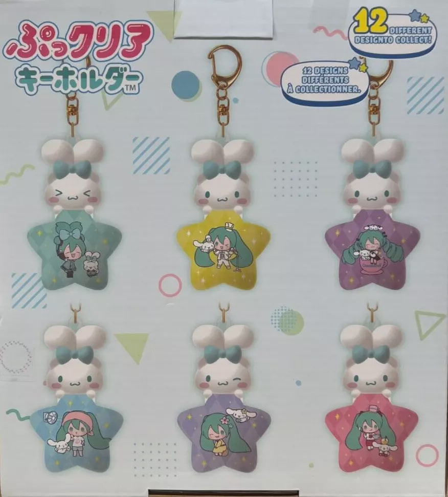 CINNAMONROLL X MIKU CHARM KEYCHAIN-Llaveros-UCC DISTRIBUTING-Akibara Xpress