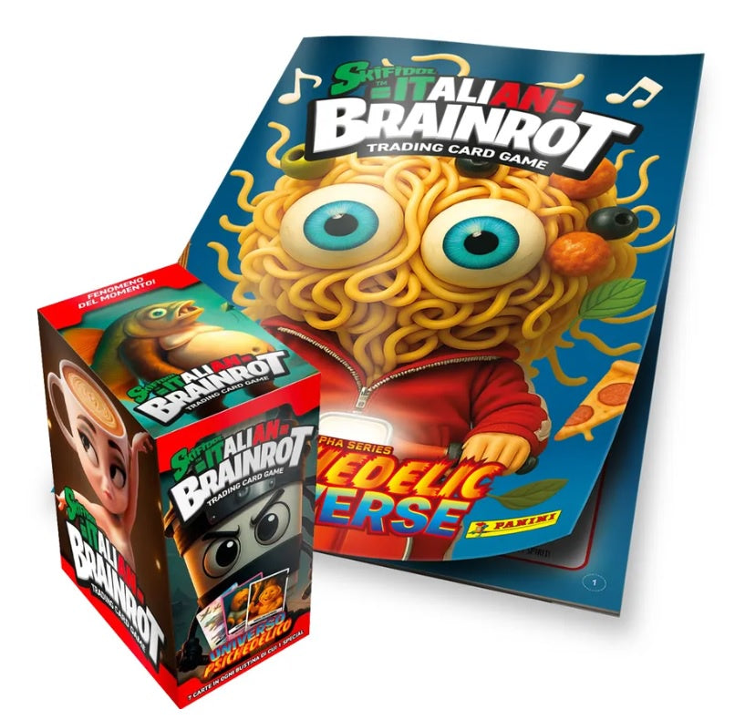 COLECCIÓN SKIFIDOL ITALIAN BRAINROT ALBUM COLECCIONADOR + 1 CAJA CON 24 SOBRES-Albums-PANINI ALBUMS-Akibara Xpress