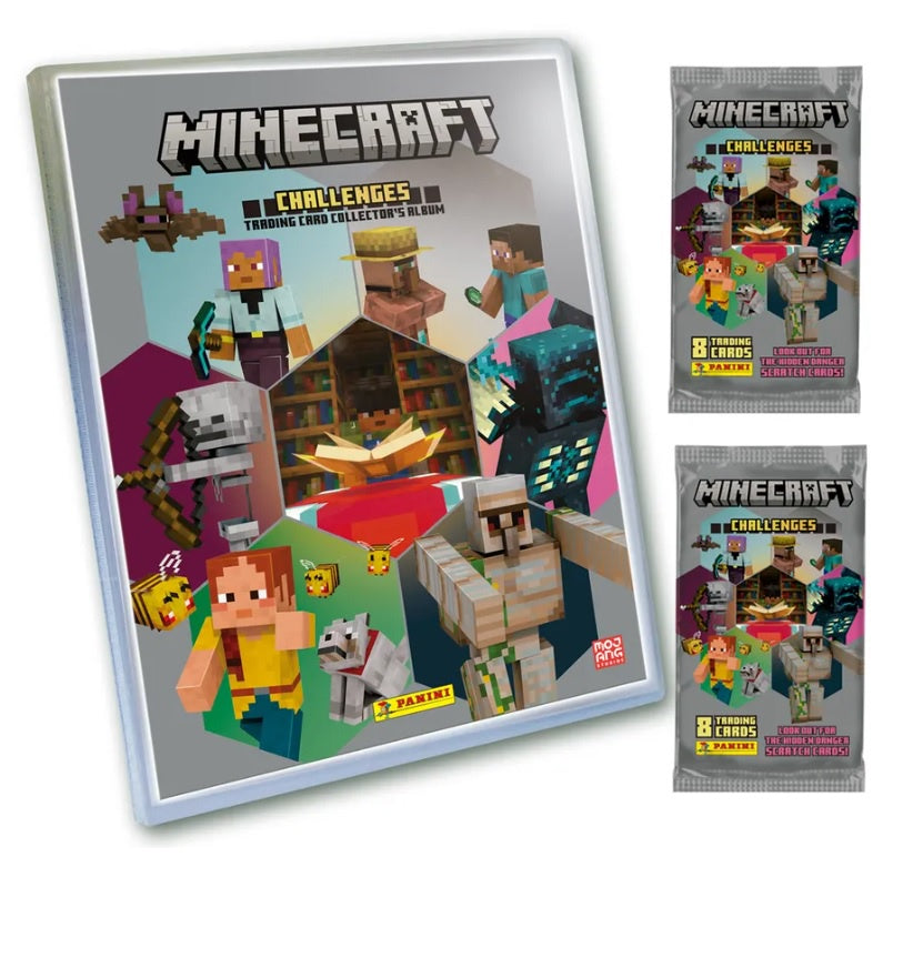COLECCIONADOR MINECRAFT TC = 2 SOBRES-Albums-PANINI-Akibara Xpress