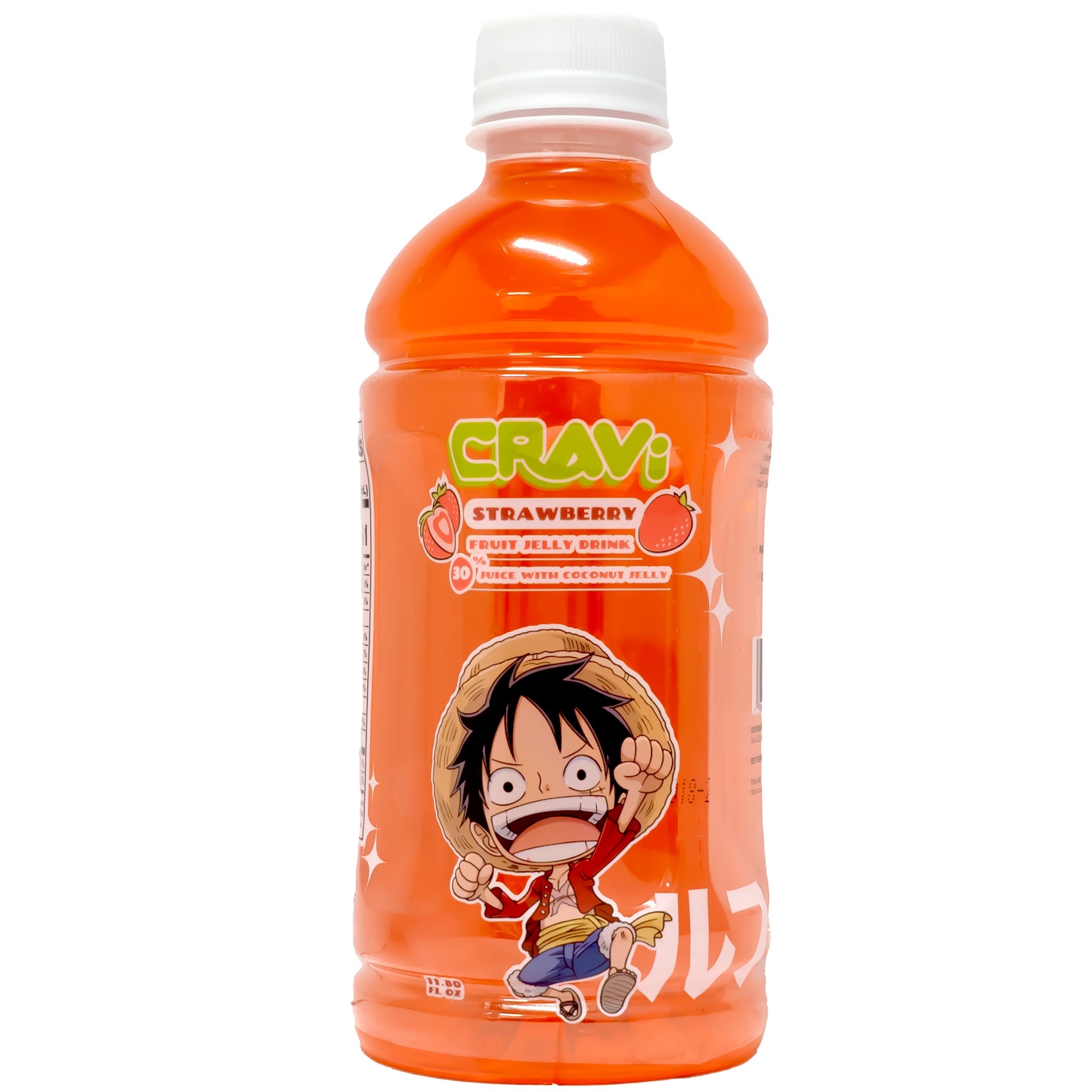 CRAVI One Piece Strawberry Jelly Fruit Drink 330ml-Alimentos-Asian Food-Akibara Xpress