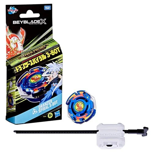 BEYBLADE X X-OVER PROJECT DRANZER SPIRAL 3-80T STARTER PACK SET