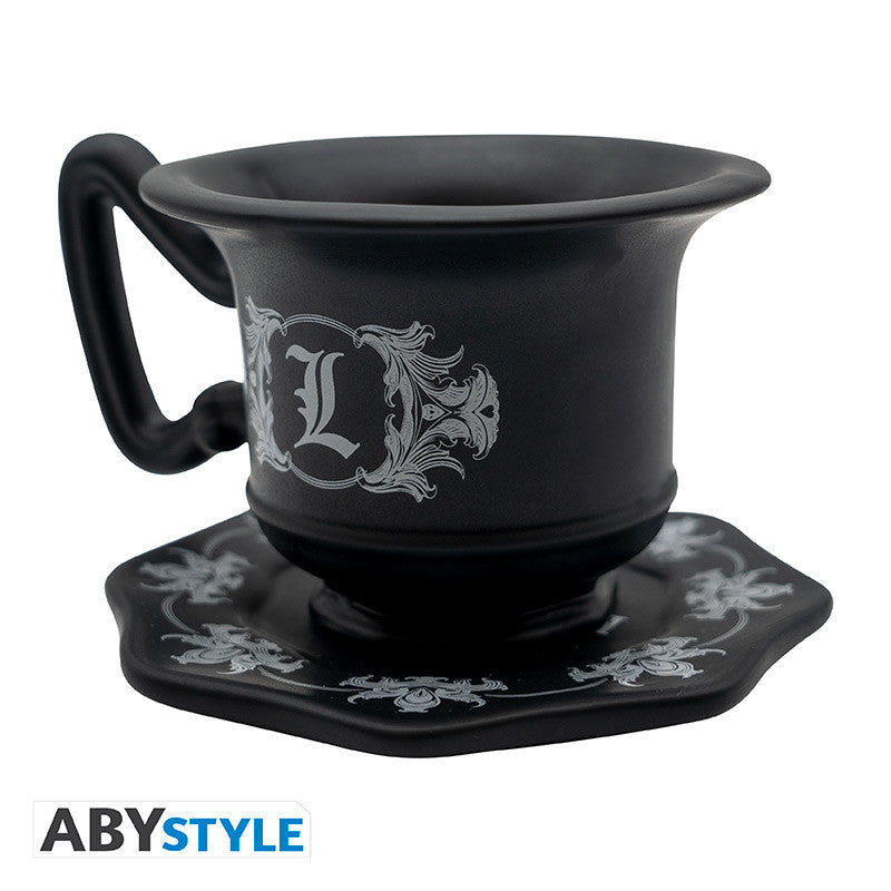 DEATH NOTE TAZA 3D CON PLATO COPA DE L'S-Tazas-ABYSTYLE-Akibara Xpress