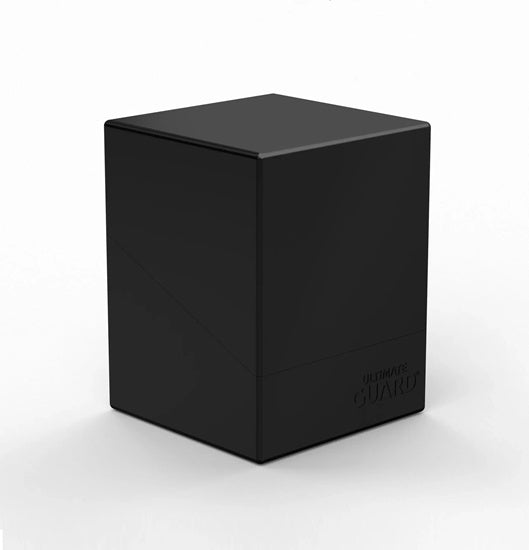 DECK CASE: BOULDER 100+ STANDARD SIZE- SOLID BLACK-TCG-COQUIHOBBY-Akibara Xpress