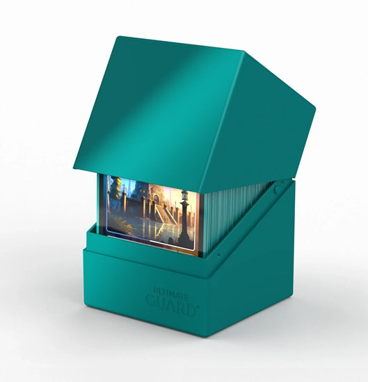 DECK CASE: BOULDER 100+ STANDARD SIZE- SOLID PETROL-TCG-COQUIHOBBY-Akibara Xpress