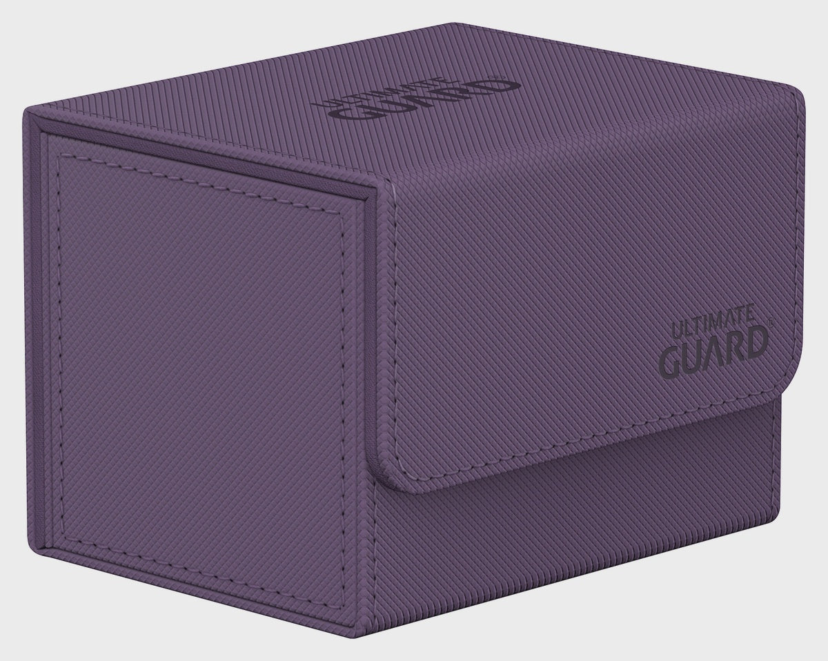DECK CASE: SIDEWINDER 100+ STANDARD SIZE MONOCOLOR- PURPLE-TCG-DRAGON SHIELD-Akibara Xpress