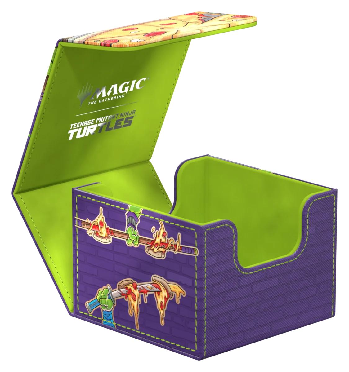DECK CASE SIDEWINDER 100+ XENOSKIN MTG TEENAGE MUTANT NINJA TURTLES PIZZA BOX-TCG-ULTIMATE GUARD-Akibara Xpress