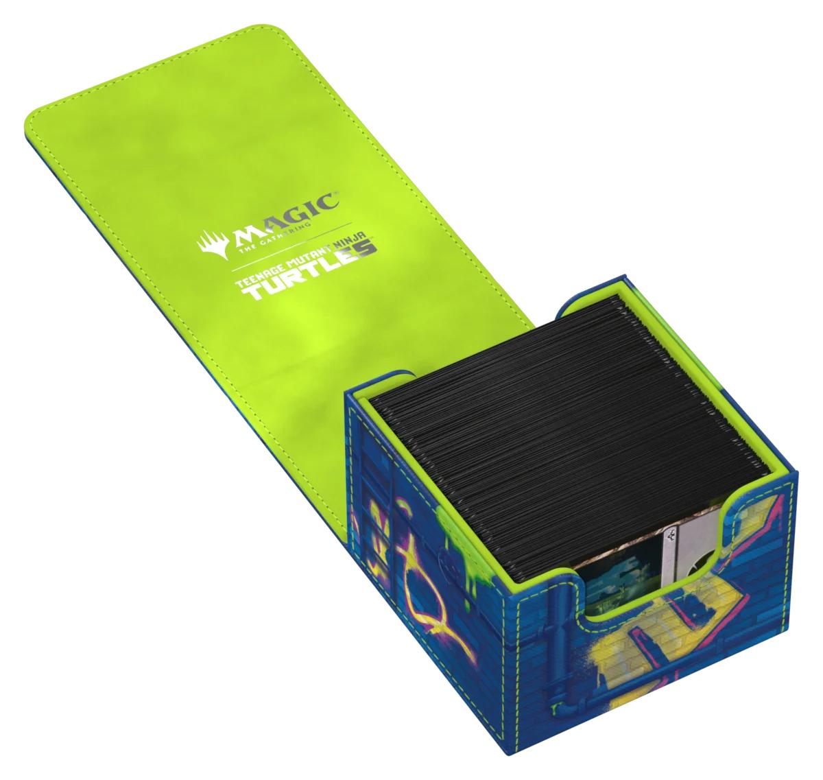 DECK CASE SIDEWINDER 100+ XENOSKIN MTG TEENAGE MUTANT NINJA TURTLES SEWER WALLS-TCG-ULTIMATE GUARD-Akibara Xpress