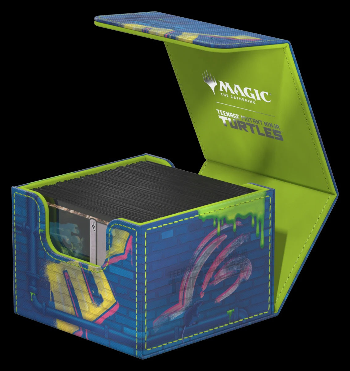 DECK CASE SIDEWINDER 100+ XENOSKIN MTG TEENAGE MUTANT NINJA TURTLES SEWER WALLS-TCG-ULTIMATE GUARD-Akibara Xpress