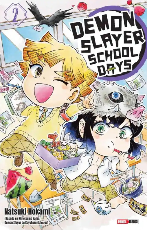 DEMON SLAYER SCHOOL DAYS N.2-Mangas Panini-PANINI-Akibara Xpress