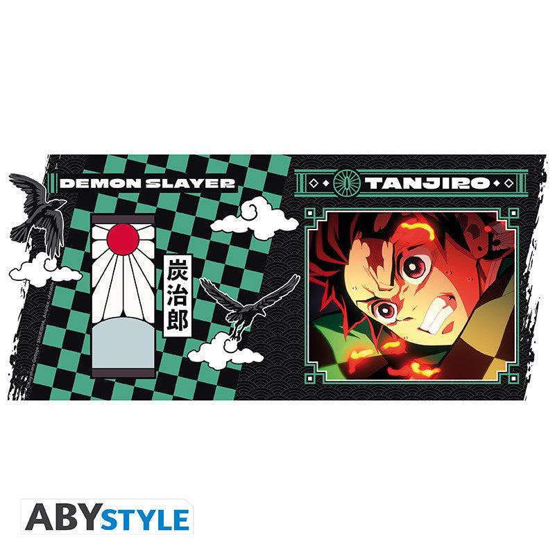 DEMON SLAYER TAZA 460 ML TANJIRO BLACK & GREEN-Tazas-ABYSTYLE-Akibara Xpress