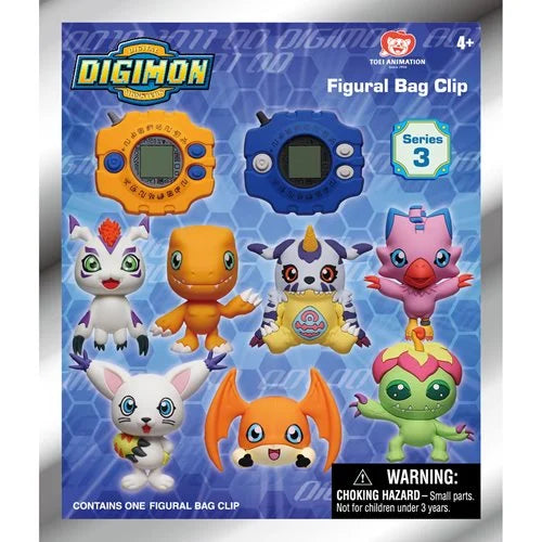 DIGIMON 3D BAG CLIP SERIES 3-Figuras-MONOGRAM-Akibara Xpress