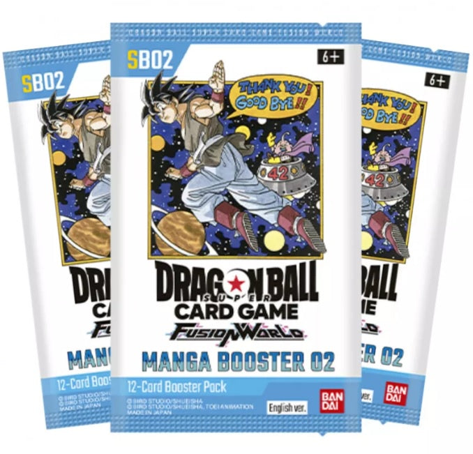 DRAGON BALL TCG FUSION WORLD MANGA BOOSTER 02 SB02-TCG-BANDAI-Akibara Xpress