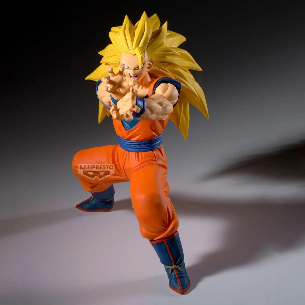 DRAGON BALL Z MATCH MAKERS SUPER SAIYAN 3 SON GOKU VS MAJIN BUU PURE-Figuras-BANPRESTO-Akibara Xpress