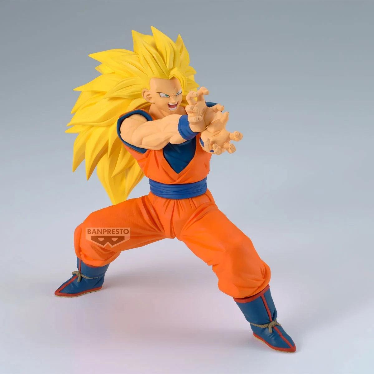 DRAGON BALL Z MATCH MAKERS SUPER SAIYAN 3 SON GOKU VS MAJIN BUU PURE-Figuras-BANPRESTO-Akibara Xpress
