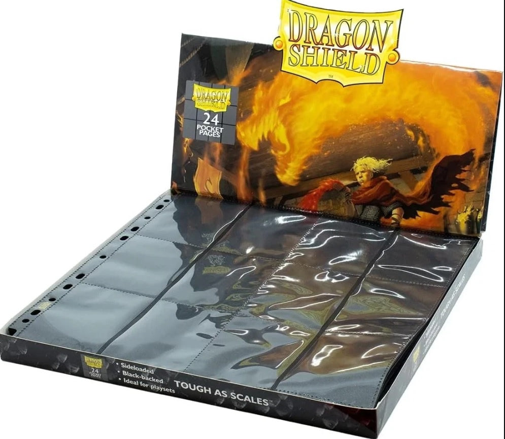 Dragon Shield 24-Pocket Clear (Page Individua)-TCG-DRAGON SHIELD-Akibara Xpress
