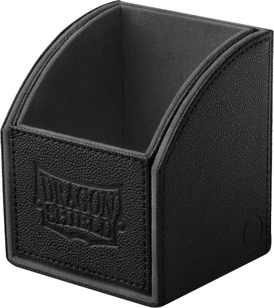 Dragon Shield: Deckbox Nest- Black/Black-TCG-DRAGON SHIELD-Akibara Xpress